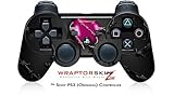 Sony PS3 Controller Skin Barbwire Heart Hot Pink