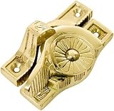 Polished Brass Window Sash Lock