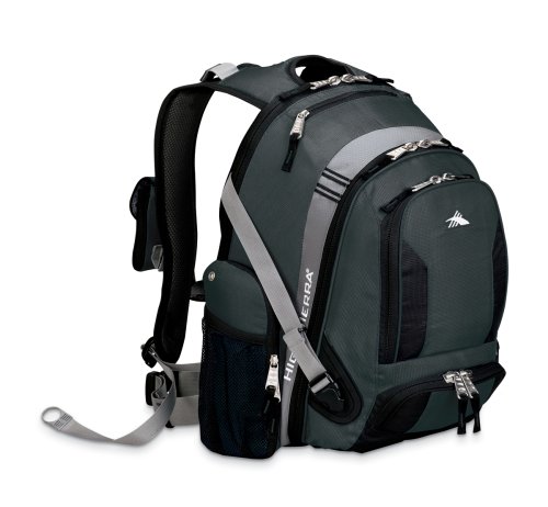 High Sierra Locker Backpack (Graphite/Ash/Black)