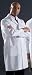 Men's Fine Line Twill Staff Length Coat