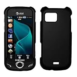 Premium Black Rubberized Snap-On Cover Hard Case Cell Phone Protector for S ....