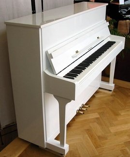 Produkt-Bild: MARKSTEIN Mezzo 117 wei&szlig; poliert, Klavier