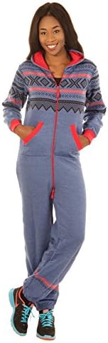 Balingi Women's Overall With Aztec Pattern Ba10370 S/M Denim