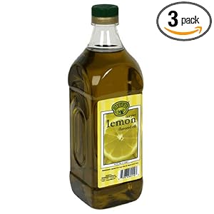 Auguri Meyer Lemon Flavored Extra Virgin Olive Oil, 34-Ounce Bottles (Pack of 3) by 