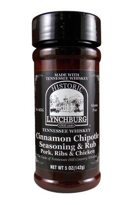Historic Lynchburg Tennessee Whiskey Cinnamon Chipotle Seasoning & Rub 5 Oz. Jar