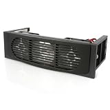 Startech Dual Fan Hard Drive Cooler Black 5.25" Drive Bay