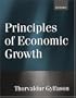Principles of Economic Growth