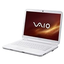 Sony Vaio -NS21M/W 39,1 cm (15,4 Zoll) WXGA Notebook (Intel Core 2 Duo T3400 2GHz, 3GB RAM, 250GB HDD, Intel GMA 4500M, DVD+- DL RW, Vista Home Premium) wei