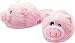 Health & Personal Care : Creature Comfort CCMA7845 Women's Massaging Pig Slippers