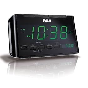 RCA RC40 AM/FM Clock Radio with Large LED Display