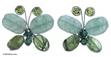 Peridot earrings, 'Exotic Butterfly' 1 W 1 L