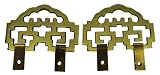 Asian style brass hanger for wall décor - 2.25