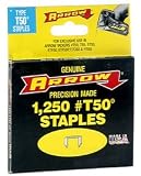 Arrow Fastener 508 1/2-Inch T50 Staples (1,250-Pack)