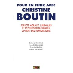 Pour en finir avec Christine Boutin