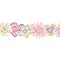 Flower Power Wallpaper & Border - Lavender