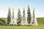 Bachmann Trains 5"- 6" Pine Trees with Snow - 6 Per Box