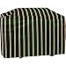 Two Dogs Designs 70-Inch Extra-Long Grill Cover, Green Stripes
