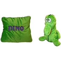 IcyDeals Get Me Out Pillow, Dinosaur