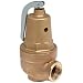 Apollo Valve 10-600 Series Bronze Safety Relief Valve, ASME Hot Water, 75 psi Set Pressure, 1-1/4" NPT Female
