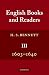 English Books and Readers 3 Volume Set: English Books and Readers 1603-1640: Being a Study in the History of the Book Trade in the Reigns of James I and Charles I: Volume 3