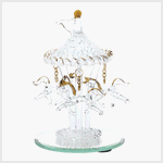 SPUN-GLASS HORSE CAROUSEL