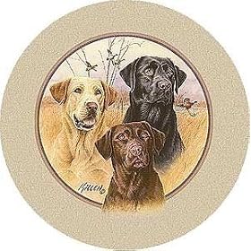 Set of Four Great Hunting Dogs Thirstystone Coasters- Style TSJK1 by Thirstystone