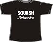 Squash Schnecke; T-Shirt schwarz