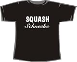 Squash Schnecke; T-Shirt schwarz