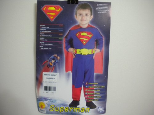 Superman Costume Toddler Boys with Cape 3 - 4T
