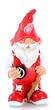 Detroit Red Wings NHL Garden Gnome
