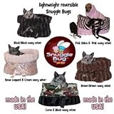 Pet Fly's Snuggle Bug Carrier Pink zebra