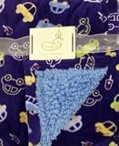 Blue Car Micro Fleece Rev Sherpa Blanket