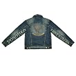 Yoropiko Pencil Skull denim jacket - YORO9173.