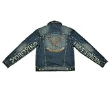 Yoropiko Pencil Skull denim jacket - YORO9173.