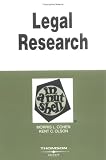 Legal Research in a Nutshell: By Morris L. Cohen, Kent C. Olson (Nutshell Series)