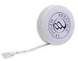 Pocket Tape Measure in Inches and Centimeters In White