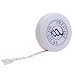 Pocket Tape Measure in Inches and Centimeters In White