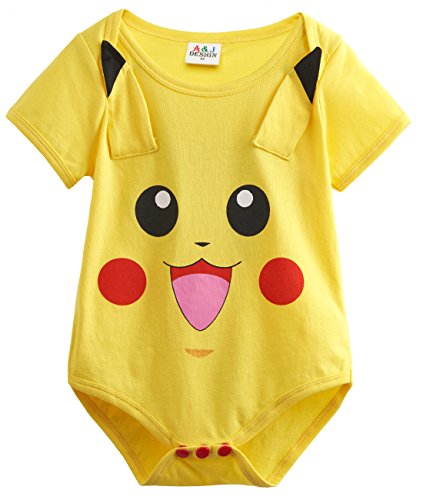 A&J Design Baby Girls' Funny Bodysuit Babygrow