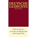 Deutsche Gedichte in einem Band