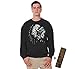 Awkwardstyles Feather Headdress Skull Crewneck Sugar Skull Sweatshirt + Bookmark