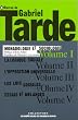 Monadologie et Sociologie, volume 1