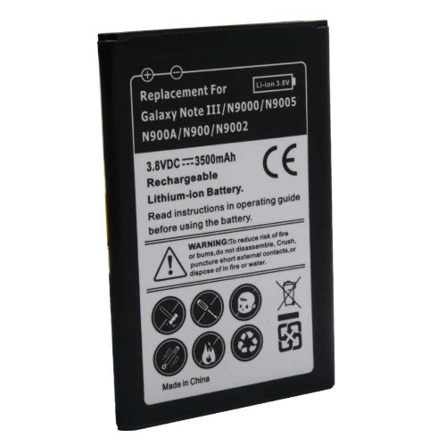 Riin 3500mah Replacement Battery for Samsung Galaxy Galaxy Note3 Note III N9000/N9005/N900A/N900/N9002