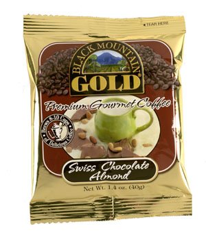 Swiss Chocolate Almond - Flavored Ground Coffee for 1 Pot by Black Mountain Gold Coffee