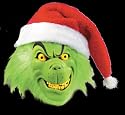 Deluxe Grinch Santa Claus Mask