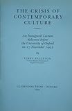The crisis of contemporary culture