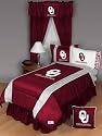 Oklahoma OU Sooners 4pc SL TWIN COMFORTER & COMPLETE BED SET