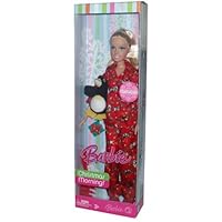 Barbie 2007 Christmas Morning with Penguin, Hairbrush and Christmas Present