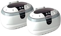 Professional Ultrasonic Jewelry and Eyeglass Cleaner Cleaning Machine - Bonus Pack of 2