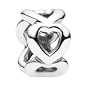 Pandora Damen-Bead Zwischenelement Herzen Sterlingsilber 790454