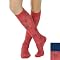 Xhilaration&reg; Knee High Socks 2 Pk - Red Hearts/Blue Solid - One Size